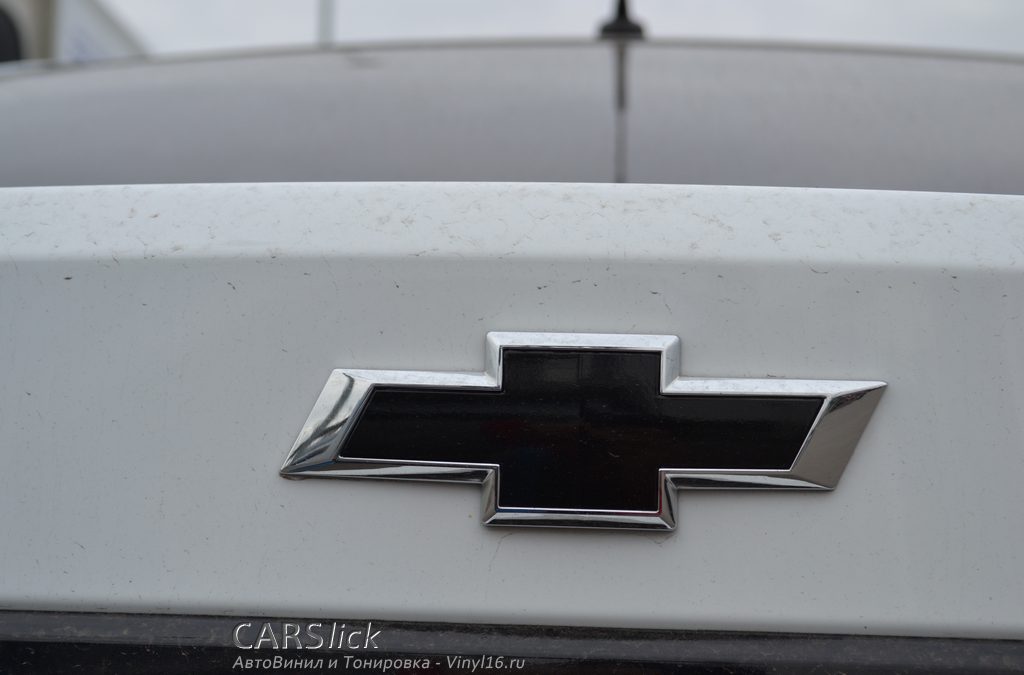 Обклейка значка (эмблемы) — Chevrolet Cruz