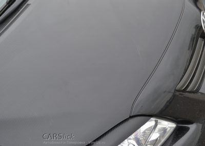 Оклейка карбоном капота и реснички на Toyota Corolla