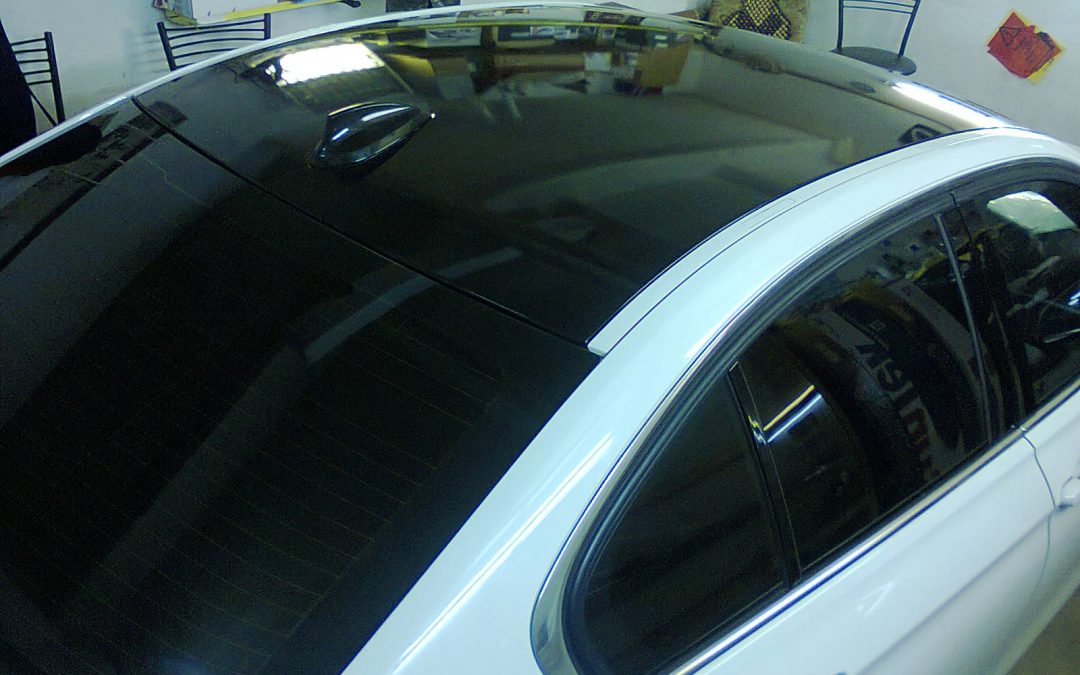 Крыша черный глянец BMW3