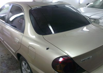 KiA Spectra — тонировка стекол автомобиля, июнь 2013