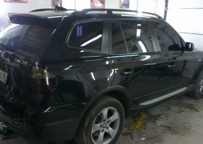BMW X3 — тонировка стекол автомобиля — август 2013