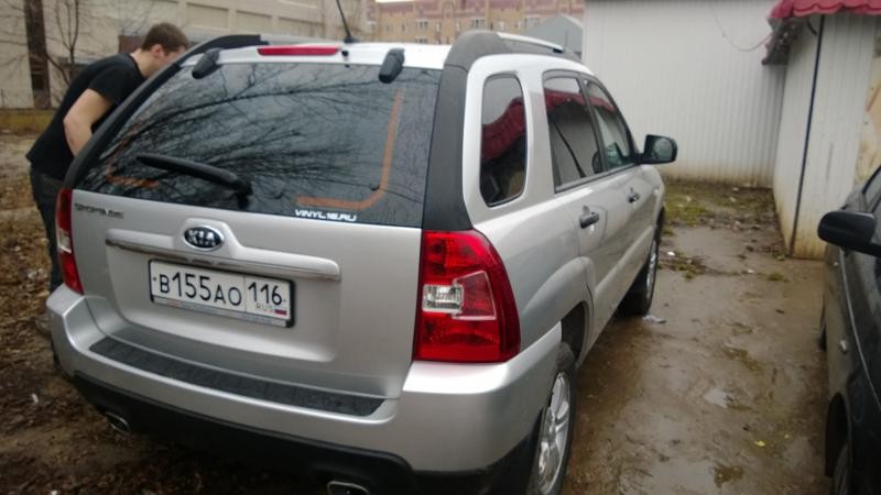 Kia Sportage — тонировка стекол автомобиля — ноябрь 2013