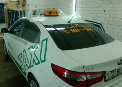 Kia Rio — тонировка автомобиля в Казани — ноябрь 2013