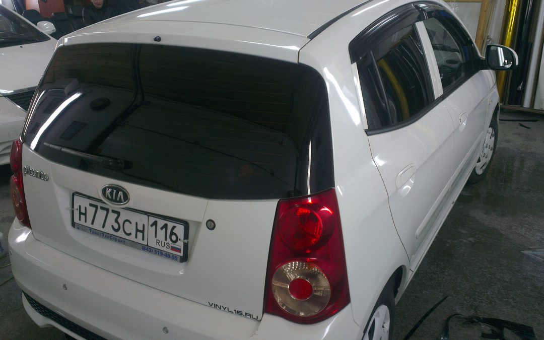 KIA Picanto — тонировка стекол авто — январь 2014