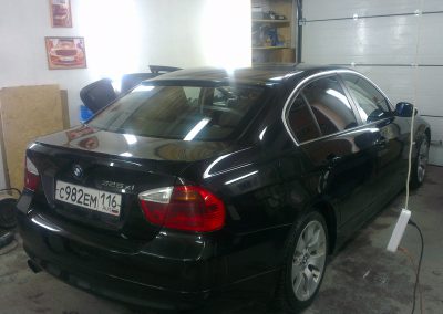 BMW 325 — тонировка стекол автомобиля в Казани — февраль 2014