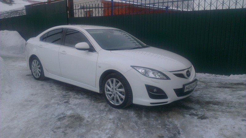 Mazda 6 — тонировка авто в Казани — март 2014