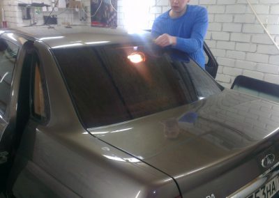 Лада Приора — тонировка авто — март 2014