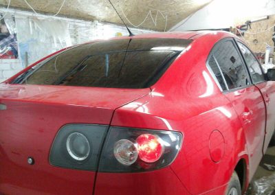Mazda 3 — тонировка стекол — апрель 2014