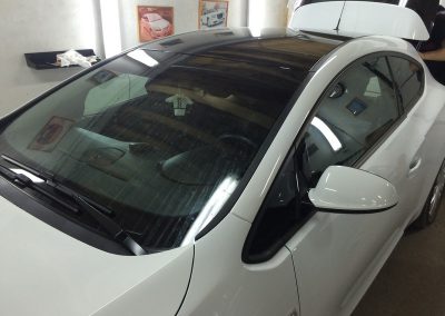 Оклейка крыши авто OPEL GTC  в черный глянец — июнь 2014