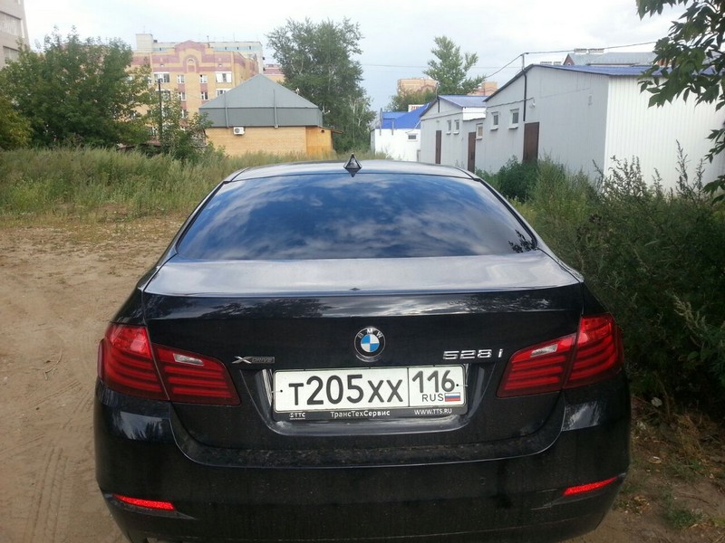 BMW 528 — тонировка стекол автомобиля, август 2014