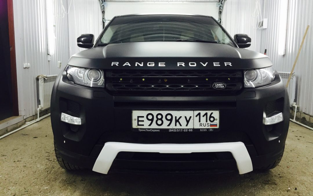 Range Rover Evoque — оклейка автомобиля матовой пленкой KPMF premium