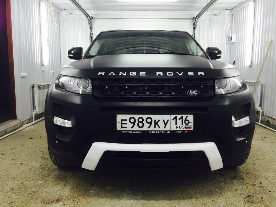 Range Rover Evoque - оклейка автомобиля матовой пленкой KPMF premium