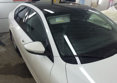 SKODA Octavia — тонировка стекол авто и оклейка крыши
