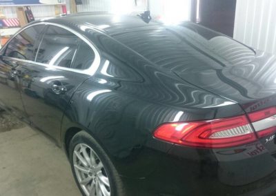 Тонировка стекол автомобиля Jaguar пленкой Global