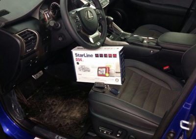 Установка сигнализации с автозапуском Starline D94 GPS GSM на Lexus NX 200