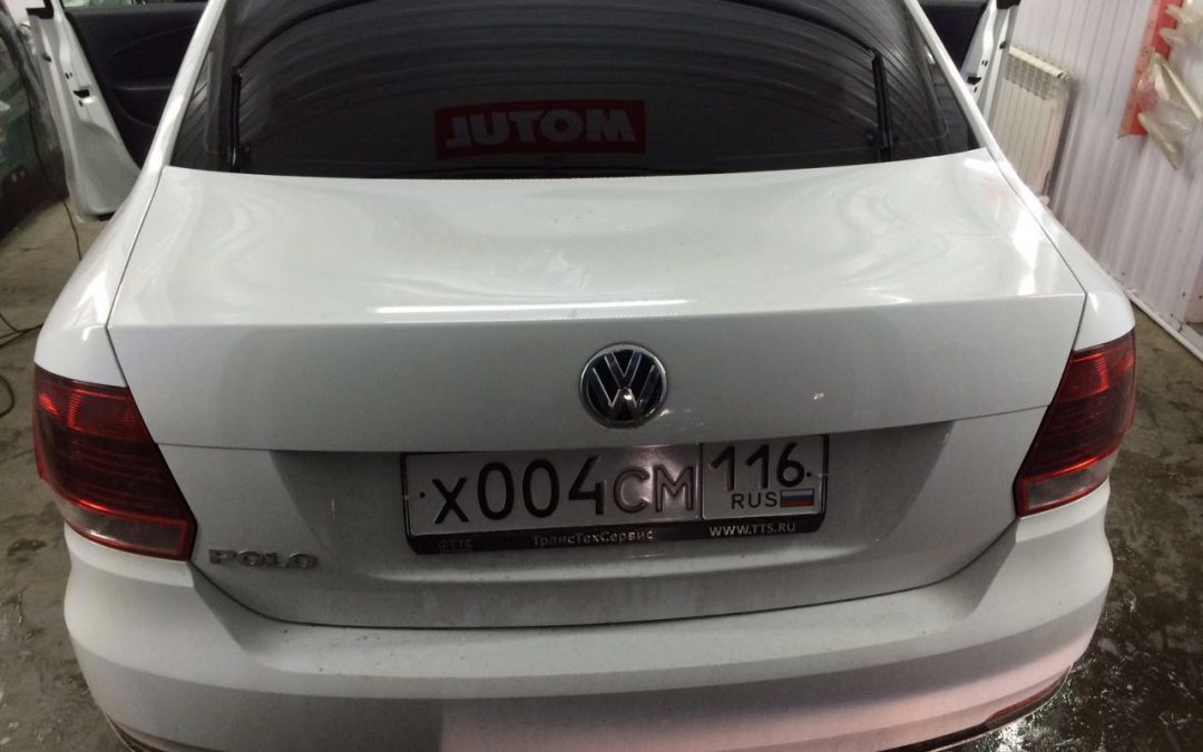 Тонировка задних стёкол пленкой LLumar 95% — Volkswagen Polo
