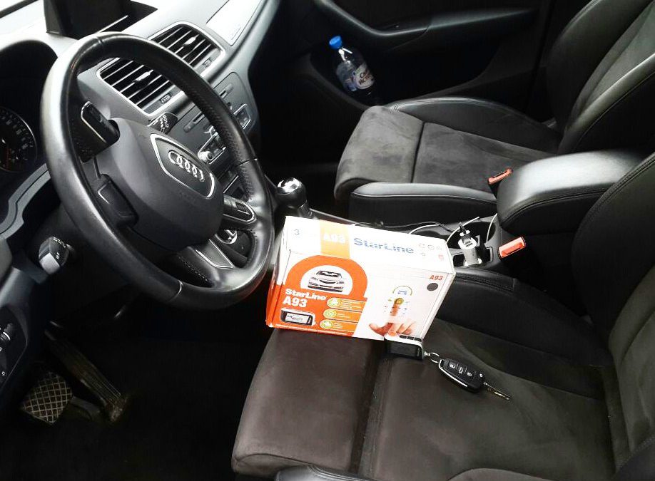 Сертифицированная установка сигнализации StarLine A93 с автозапуском  — Audi Q3