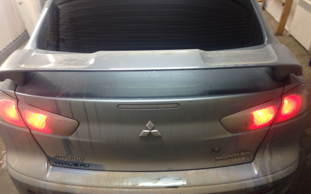 Тонировка стёкол пленкой LLumar 95% — автомобиль Mitsubishi Lancer