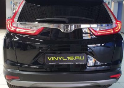 Honda CR-V — бронирование кузова пленкой Hexis Bodyfence, тонировка стекол пленкой Ultra Vision 95%