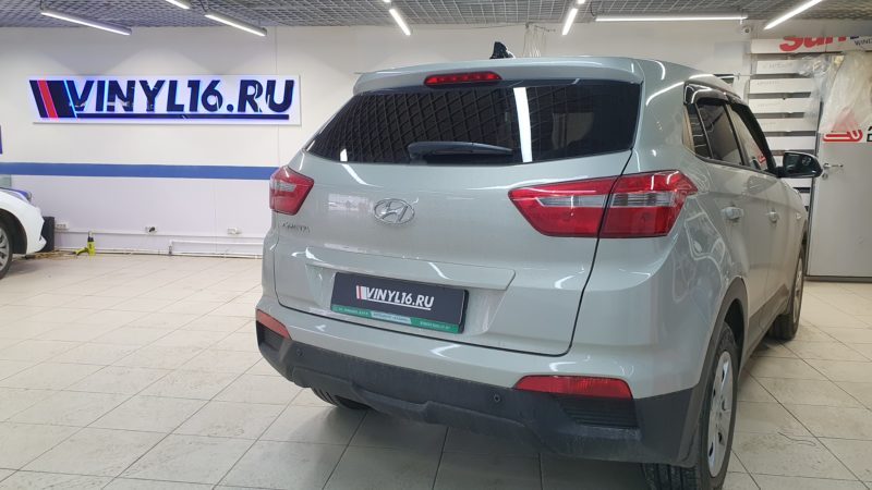 Hyundai Creta — тонировка стекол пленкой Shadow Guard, задняя часть 95%, боковые 50%