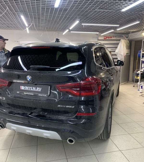 BMW X3 — тонировка стекол автомобиля пленкой Johnson