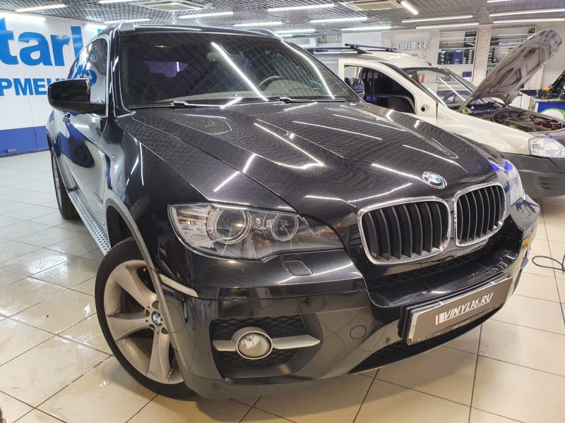 BMW X6 — тонировка боковых стекол пленкой Global 65%