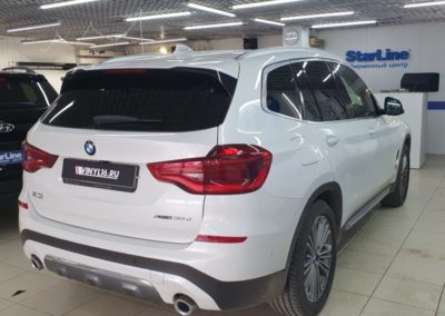 BMW X3 — тонировка задних стекол автомобиля премиальной пленкой LLumar 95%