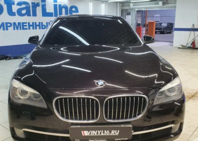 BMW 7 — тонировка лобового стекла пленкой Shadow Guard
