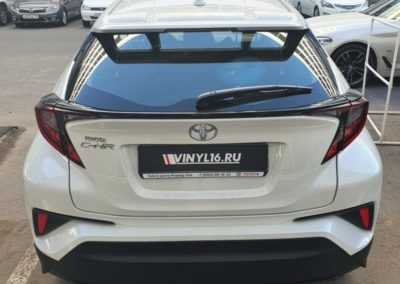 Комплексное бронирование кузова автомобиля Toyota CHR пленкой DeltaSkin Moleckula