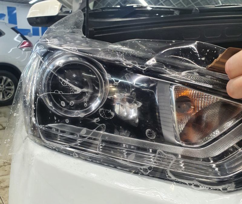 Hyundai Creta — бронирование фар и лобового стекла