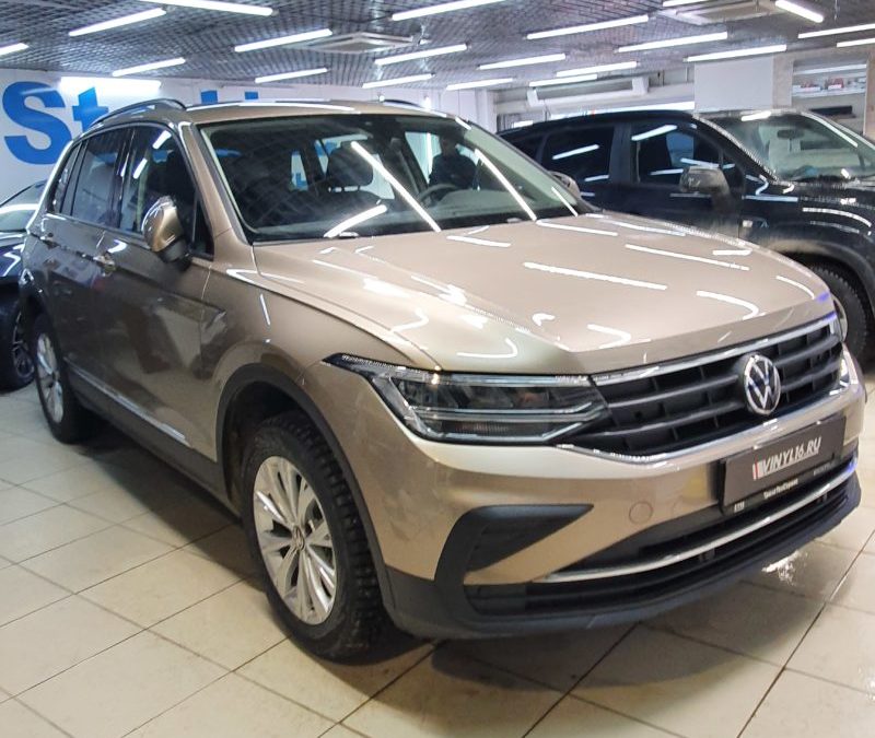 Новый Volkswagen Tiguan — бронирование кузова гибридной пленкой