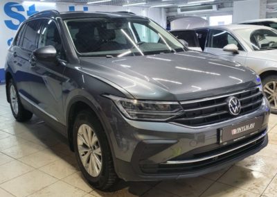 Бронирование бампера и зоны выгрузки на новом автомобиле VW Tiguan 2021