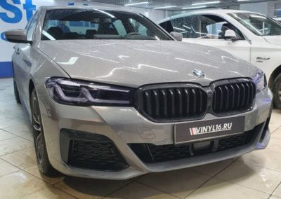 Бронирование кузова новой BMW 5 серии полиуретановой пленкой