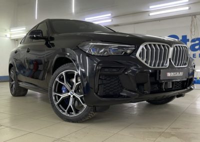 BMW X6 — полное бронирование кузова полиуретановой пленкой