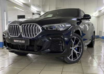 BMW X6 — полное бронирование кузова полиуретановой пленкой