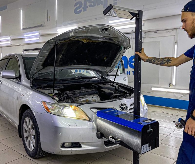 Установили bi-led модули Aozoom a3+ на Toyota Camry