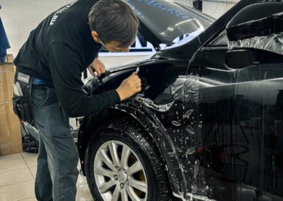 Комплексное бронирование кузова Mazda CX-5 — бронирование зон риска прозрачной полиуретановой пленкой