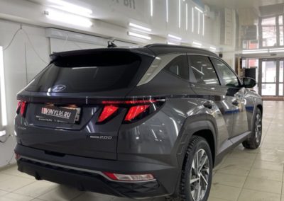 Hyundai Tucson — комплексное бронирование кузова полиуретановой пленкой