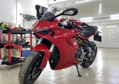 Ducati — полировка и бронирование элементов, установка видеорегистратора