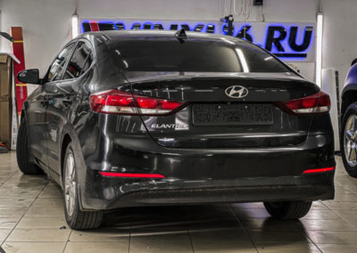 Hyundai Elantra — тонировка стекол автомобиля пленкой Ultravision с 30% затемнением