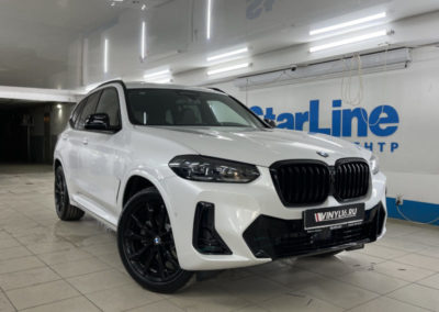 BMW X3 — комплексное бронирование зон риска и тонировка стекол