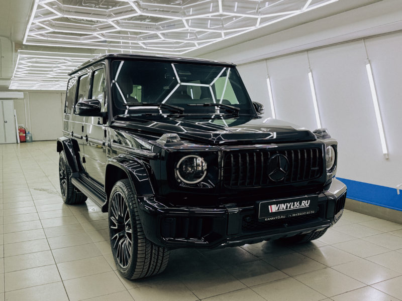 Комплексное бронирование кузова нового Mercedes-Benz G-class полиуретановой пленкой