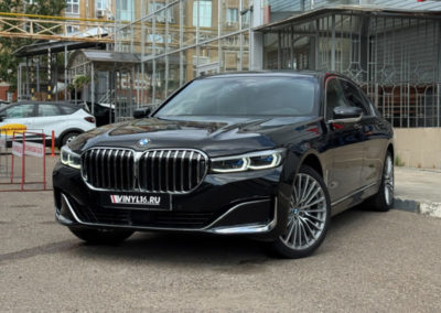 BMW 740 — сделали частичное бронирование кузова