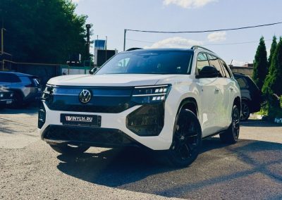 Volkswagen Teramont — бронирование кузова матовой полиуретановой пленкой
