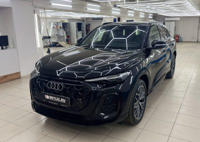Бронирование кузова Audi Q5 полиуретановой пленкой