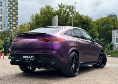 Mercedes GLE — оклейка полиуретановой цветной пленкой