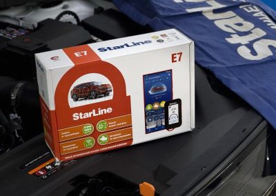 Установка охранной системы нового поколения StarLine E7 на Geely