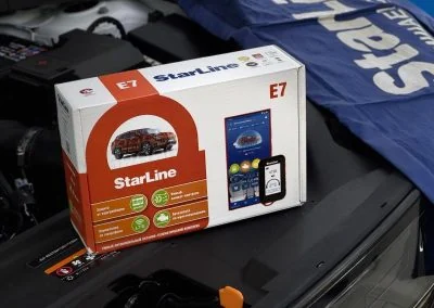 Установка охранной системы нового поколения StarLine E7 на Geely