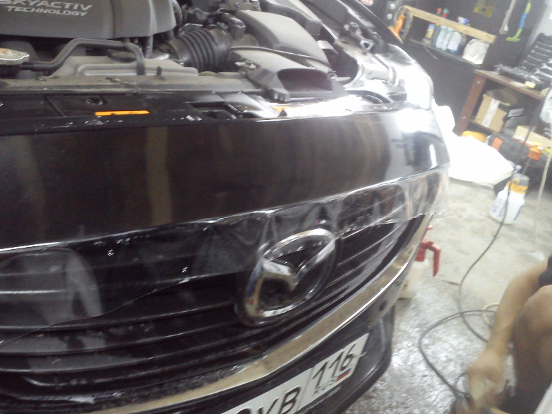 Фотография работы: Бронирование капота автомобиля Mazda 6 - 06.03.14