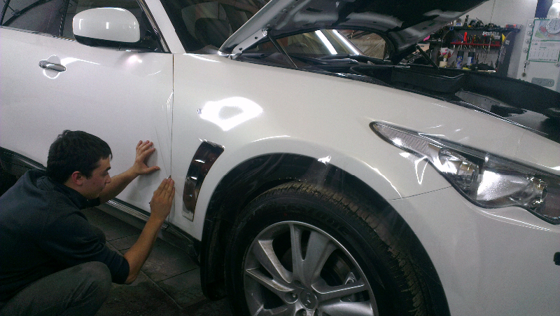 Фотография работы: Бронирование кузова автомобиля INFINITI FX 37 - сентябрь 2013